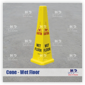 Caution Wet Floor Cone