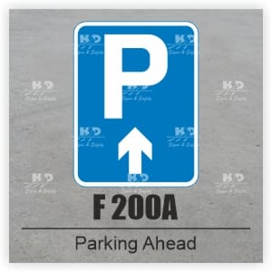 F200A - Parking Ahead