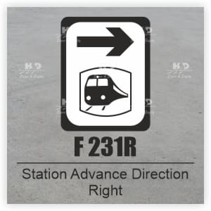 F231R - Station Advance Direction - Right