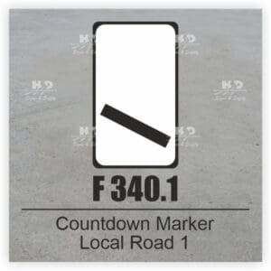 F340.1 - Countdown Marker - 100m