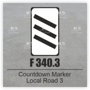F340.3- Countdown Marker - 300m