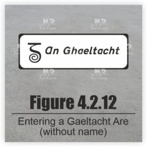 Fig4.2.12 - Entering a Gaeltacht Area (without Name)