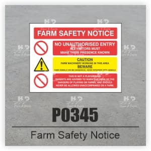 P0345 - Farm Safety Notice