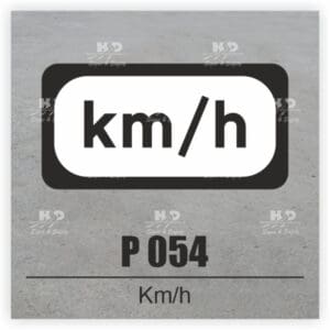 P054 - Supplementary Plates - Speed Units