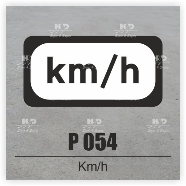 P054 - Supplementary Plates - Speed Units