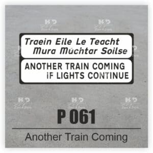 P061 - Supplementary Plate - Another Train Coming