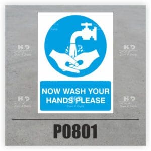 P0801 - Now Wash Your Hands Please