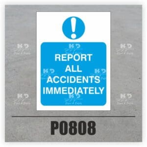 P0808 - Report All Accidents Immediately