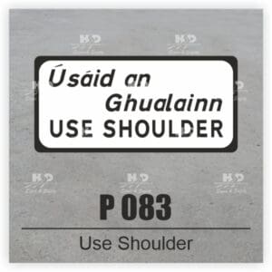 P083 - Supplementary Plate - Use Shoulder