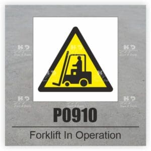 P0910 - Forklift in Operation