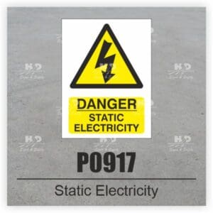 P0917 - Danger Static Electricity