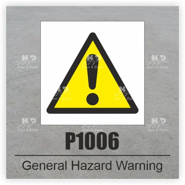 P1006 - General Hazard Warning
