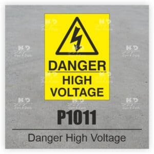 P1011 - Danger High Voltage
