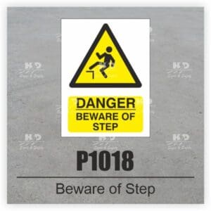 P1018 - Danger Beware of Step