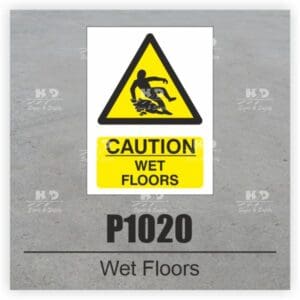 P1020 - Caution Wet Floors