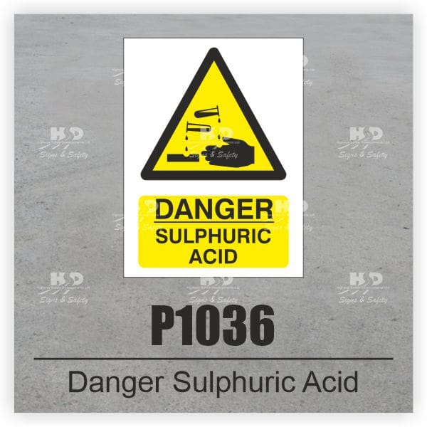 P1036 - Danger Sulphuric Acid