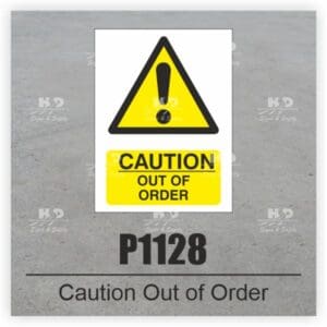 P1128 - Caution Out of Order