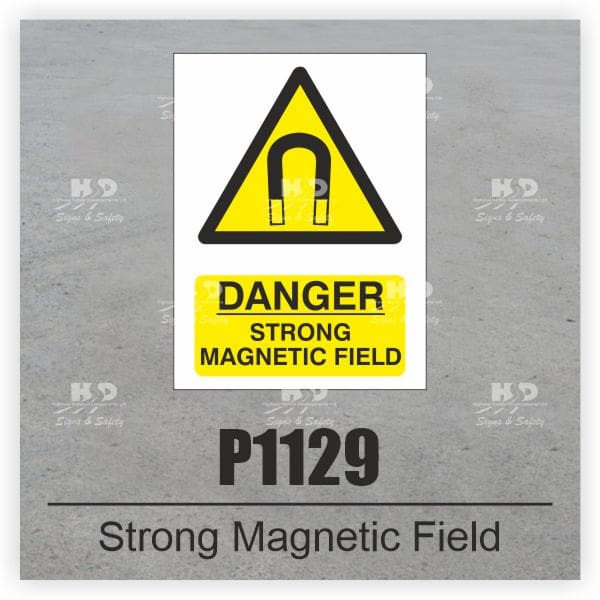 P1129 - Danger Strong Magnetic Field