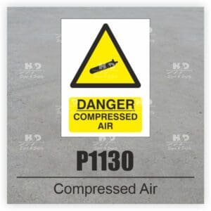 P1130 - Danger Compressed Air