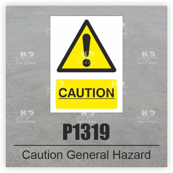 P1319 - Caution General Hazard