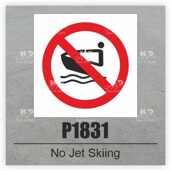 P1831 - No Jet Skiing