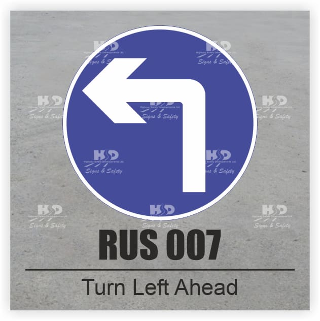RUS007 - Turn Left Ahead