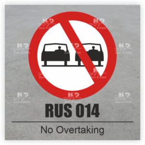RUS014 - No Overtaking