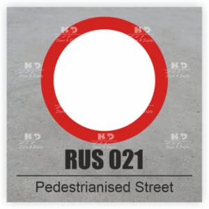RUS021 - Pedestrianised Street