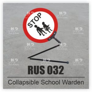 RUS032 - School Warden Sign