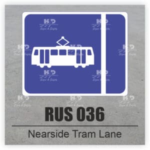 RUS036 - Nearside Tram Lane