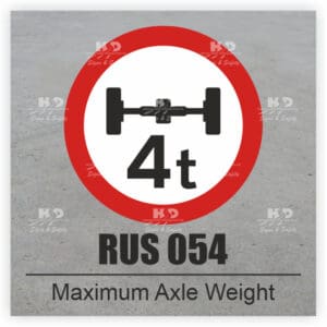 RUS054 - Maximum Axle Weight
