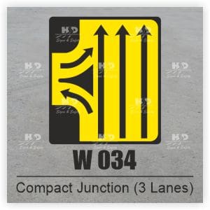 W034 - Compact Junction Three Lane