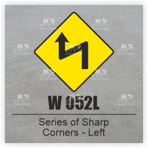 W052L - Series of Sharp Corners - Left