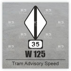 W125 - Tram Advisory Speed