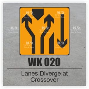 WK020 - Lane Diverge at Crossover