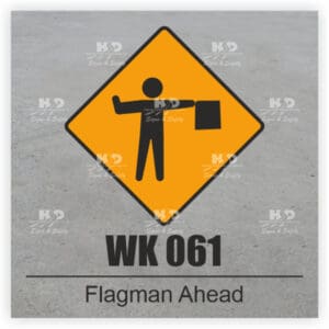 WK061 - Flagman Ahead