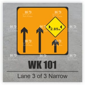 WK101 - Lane 3 of 3 Narrow