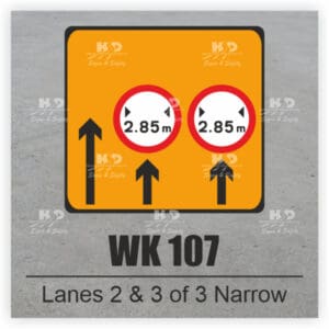WK107 - Lanes 2 & 3 of 3 Narrow